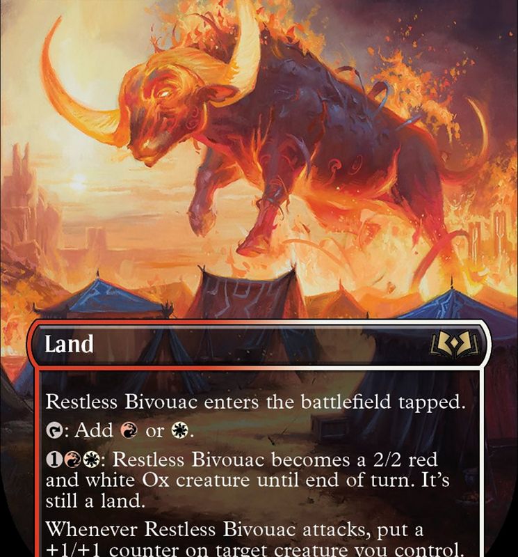 Restless Bivouac (Borderless Alternate Art) [Wilds of Eldraine]