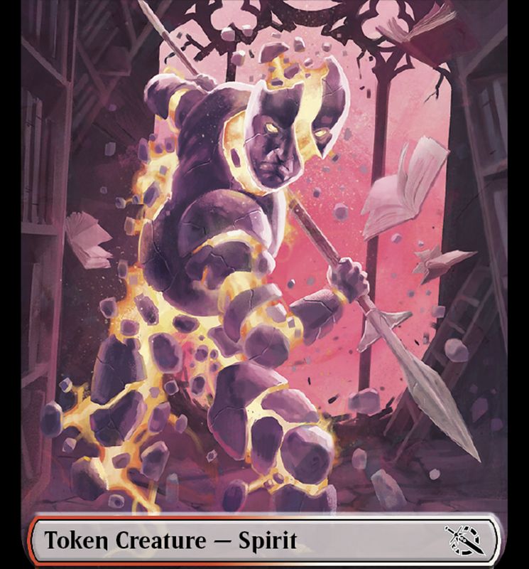 First Mate Ragavan // Spirit (13) Double-Sided Token [March of the Machine Tokens]