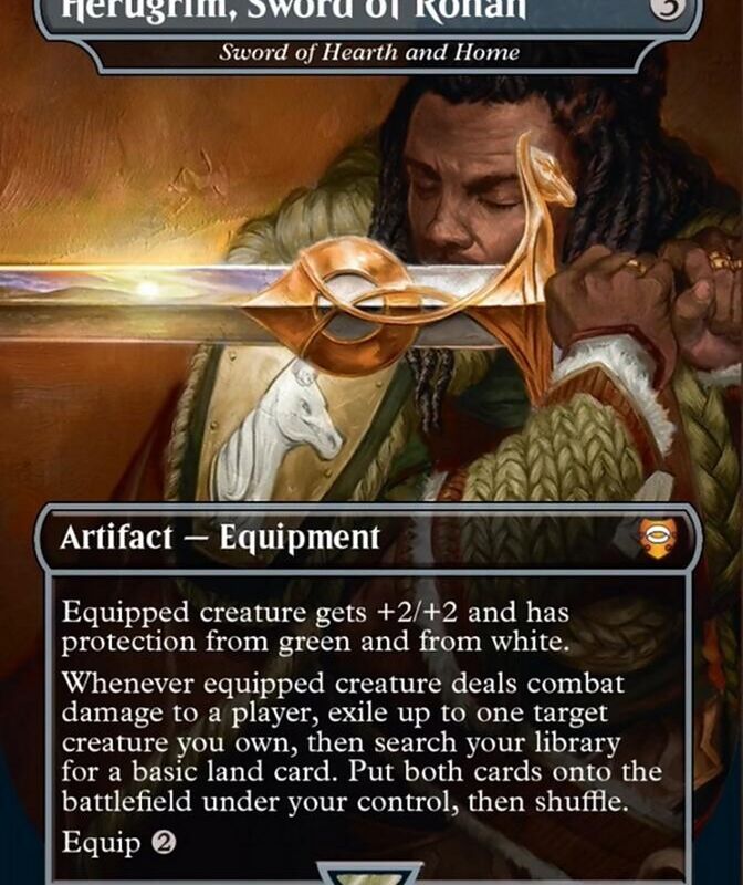 Sword of Hearth and Home - Herugrim, Sword of Rohan [The Lord of the Rings: Tales of Middle-Earth Commander]
