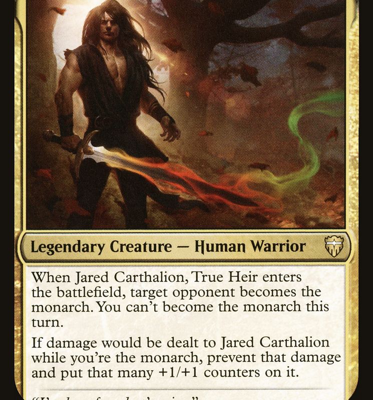 Jared Carthalion, True Heir [The List]