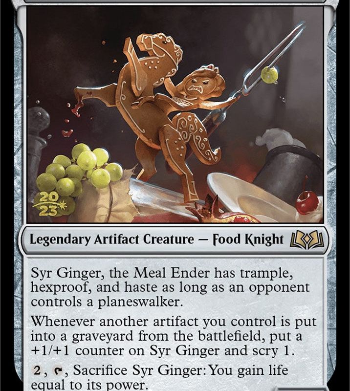 Syr Ginger, the Meal Ender [Wilds of Eldraine Prerelease Promos]