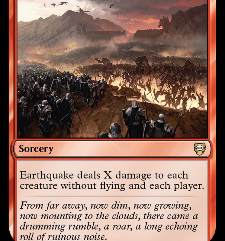 Earthquake [The Lord of the Rings: Tales of Middle-Earth Commander]