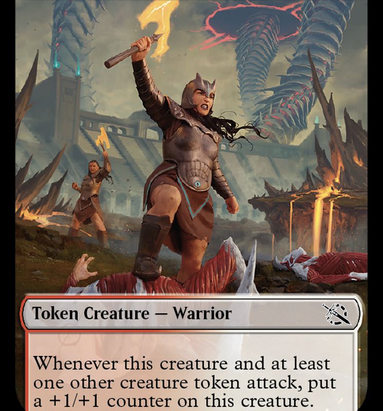 Warrior Token [March of the Machine Tokens]