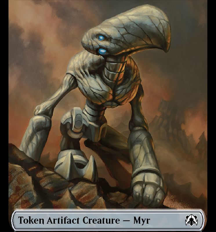 Phyrexian Germ // Myr Double-Sided Token [March of the Machine Commander Tokens]