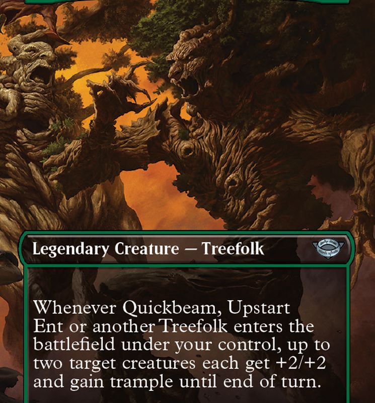 Quickbeam, Upstart Ent (Borderless Alternate Art) [The Lord of the Rings: Tales of Middle-Earth]