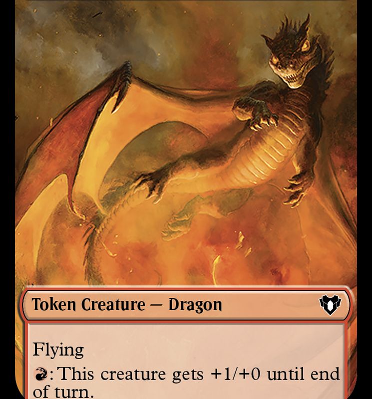 Dragon Token (20) [Commander Masters Tokens]