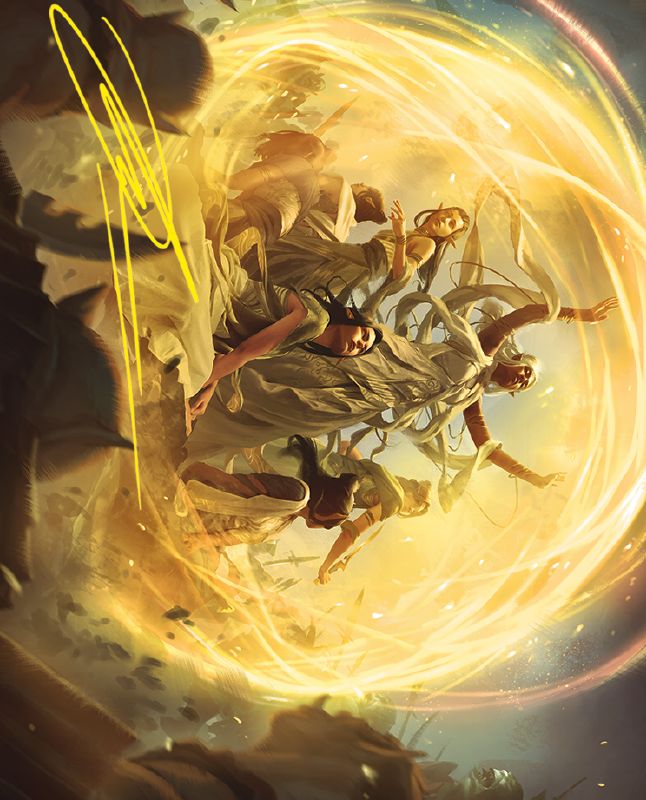 Heroic Intervention Art Card (Gold-Stamped Signature) [The Lord of the Rings: Tales of Middle-earth Art Series]