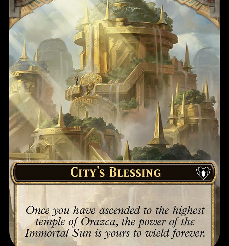 City's Blessing Token [Commander Masters Tokens]