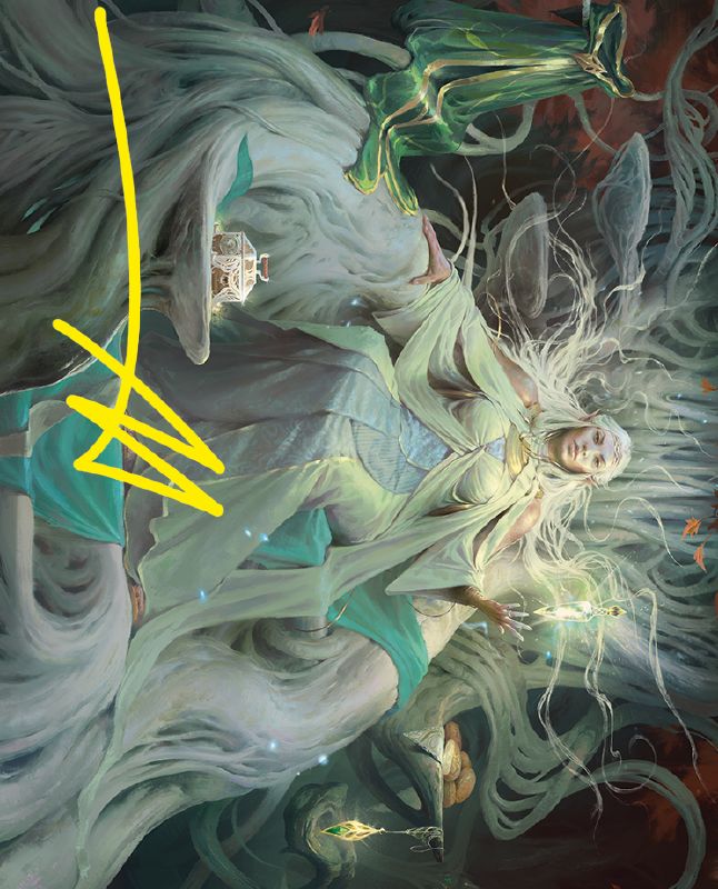 Galadriel, Gift-Giver Art Card (Gold-Stamped Signature) [The Lord of the Rings: Tales of Middle-earth Art Series]