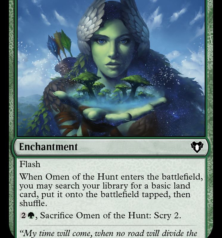 Omen of the Hunt [Commander Masters]