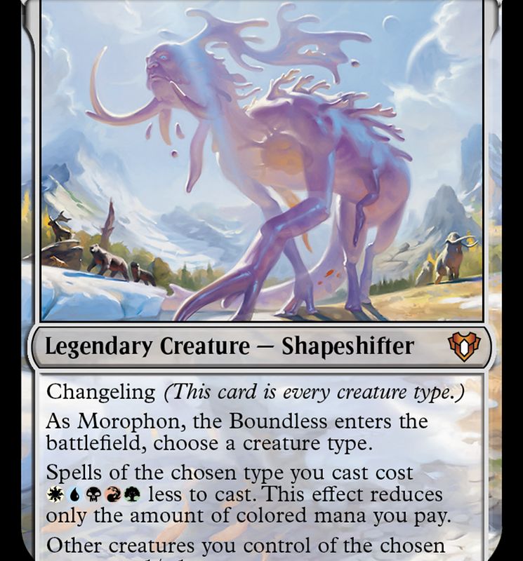 Morophon, the Boundless [Commander Masters]