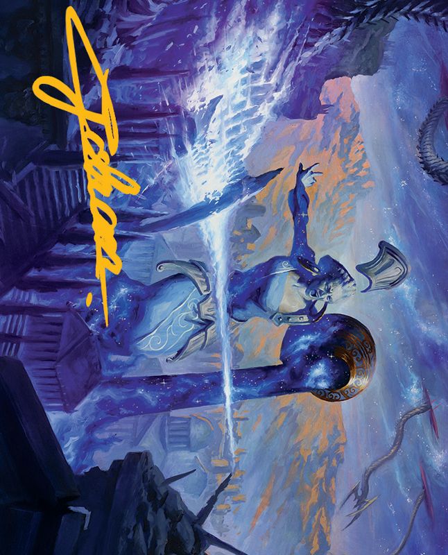 Ephara, Ever-Sheltering Art Card (Gold-Stamped Signature) [March of the Machine Art Series]