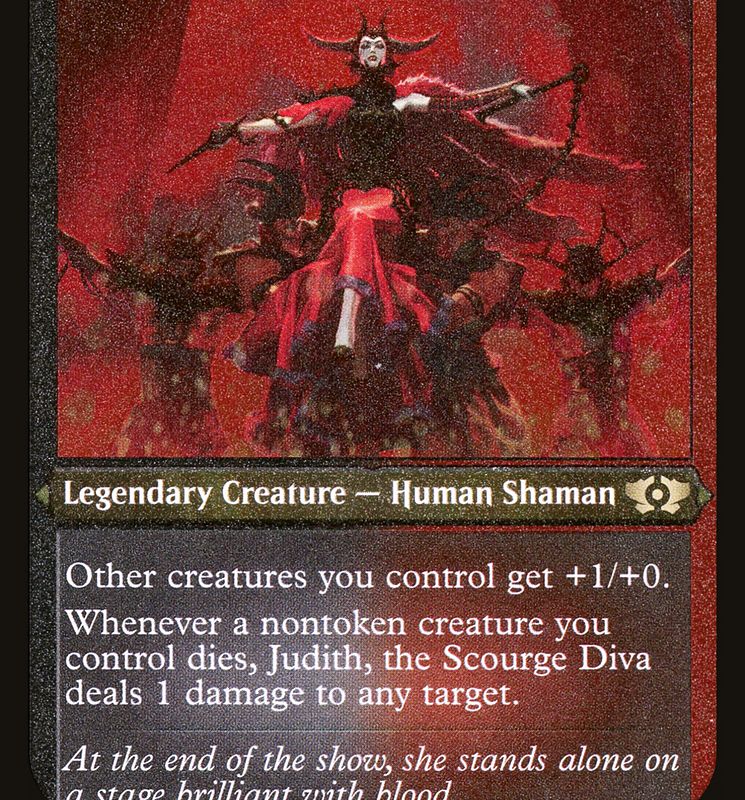 Judith, the Scourge Diva (Foil Etched) [Multiverse Legends]