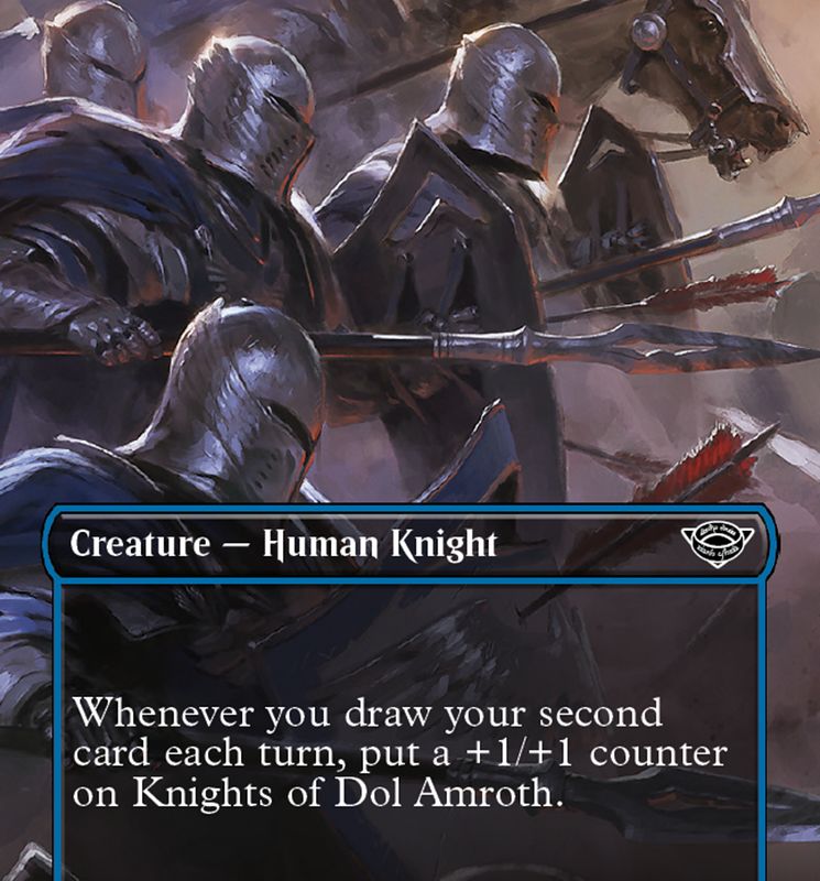 Knights of Dol Amroth (Borderless Alternate Art) [The Lord of the Rings: Tales of Middle-Earth]