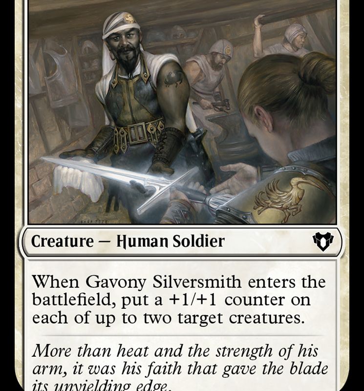 Gavony Silversmith [Commander Masters]