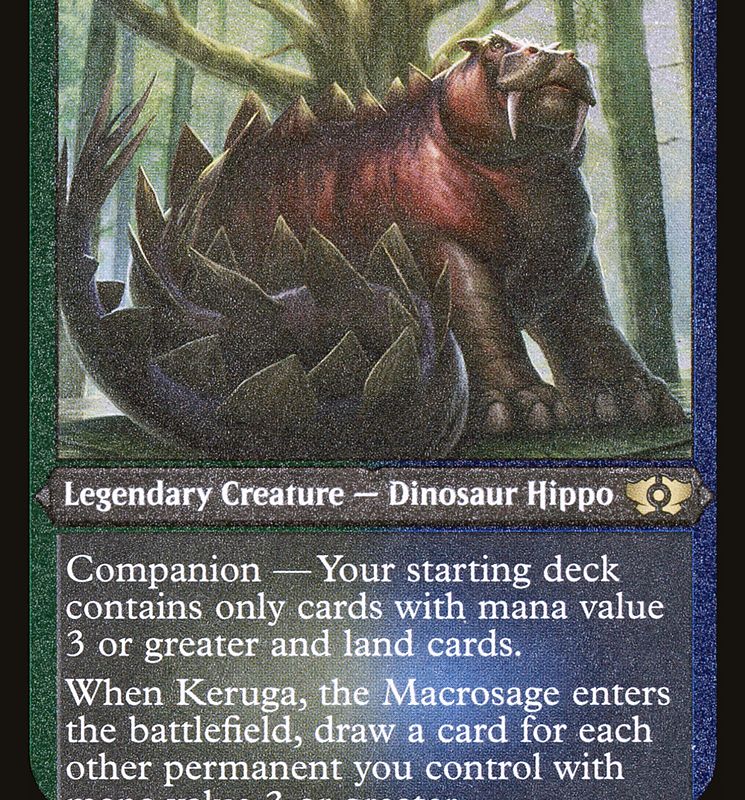 Keruga, the Macrosage (Foil Etched) [Multiverse Legends]
