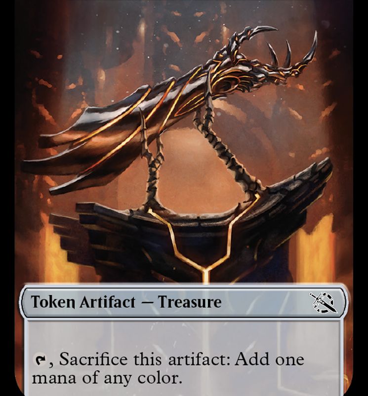 Treasure (21) // Thopter Double-Sided Token [March of the Machine Tokens]