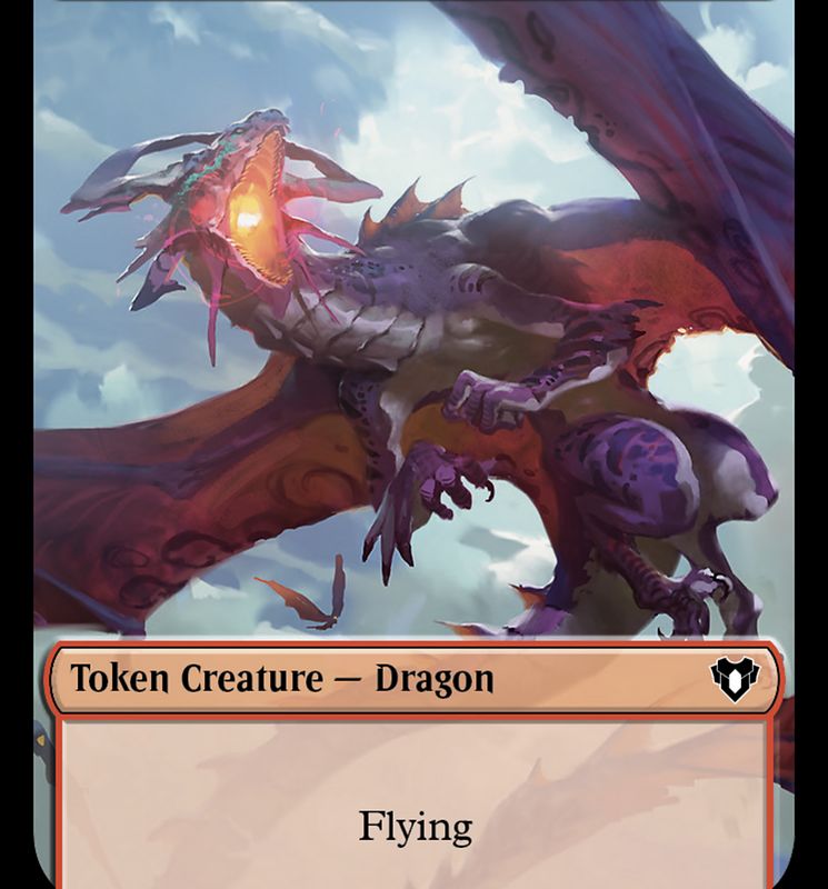 Dragon Token (21) [Commander Masters Tokens]
