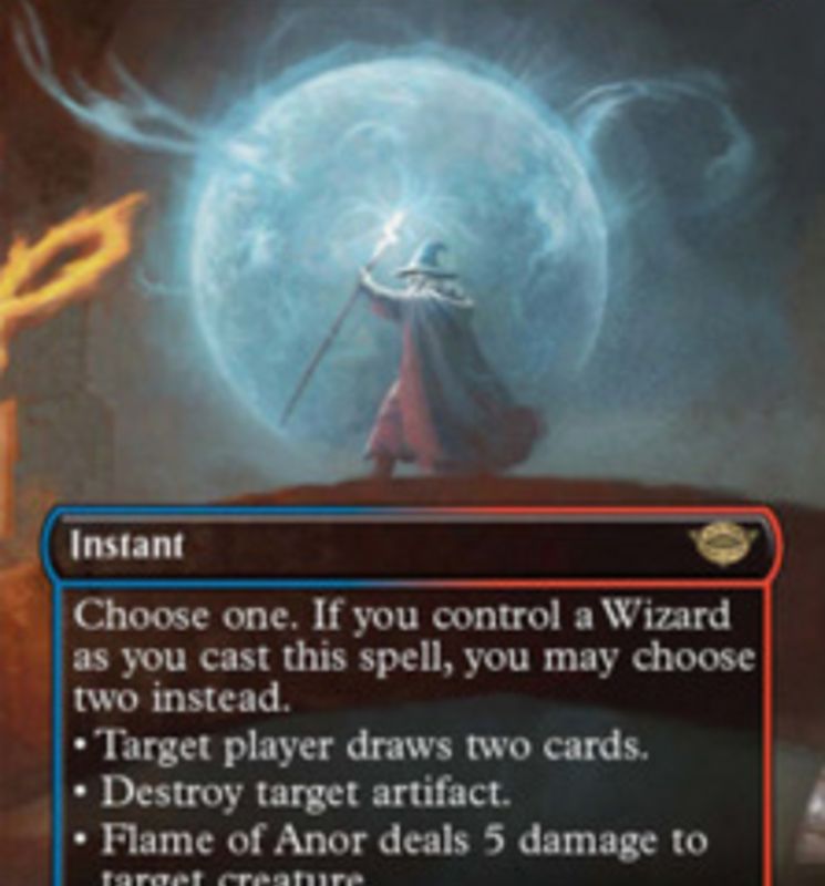 Flame of Anor (Borderless Alternate Art) [The Lord of the Rings: Tales of Middle-Earth]