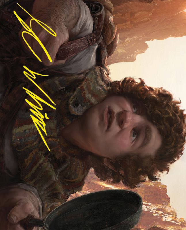 Sam, Loyal Attendant Art Card (Gold-Stamped Signature) [The Lord of the Rings: Tales of Middle-earth Art Series]