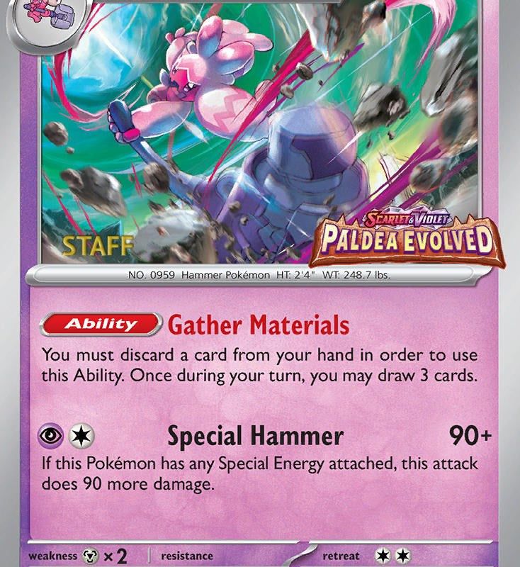 Tinkaton (020) (Staff Promo) [Scarlet & Violet: Black Star Promos]