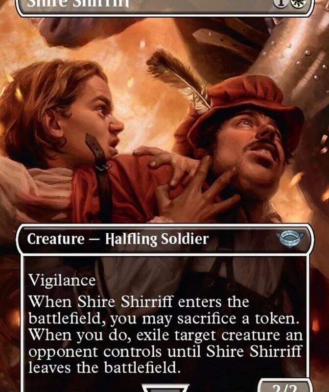 Shire Shirriff (Borderless Alternate Art) [The Lord of the Rings: Tales of Middle-Earth]