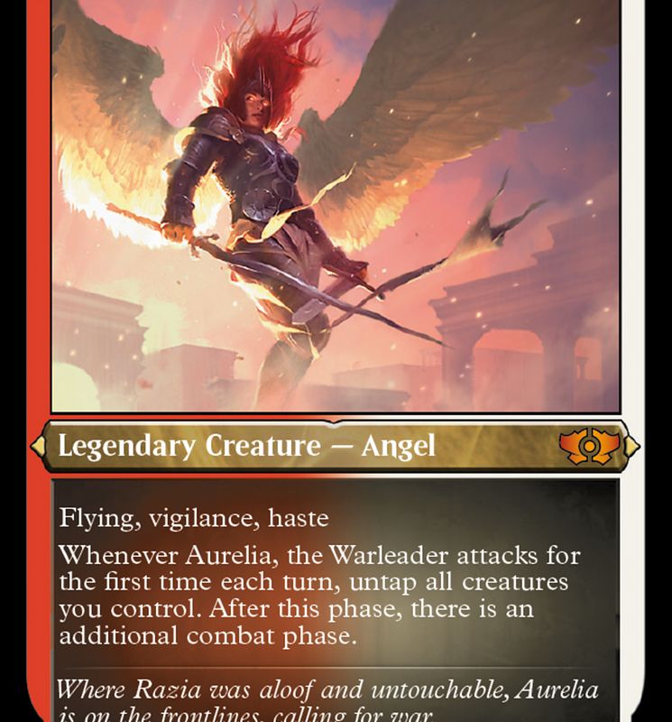 Aurelia, the Warleader (Foil Etched) [Multiverse Legends]