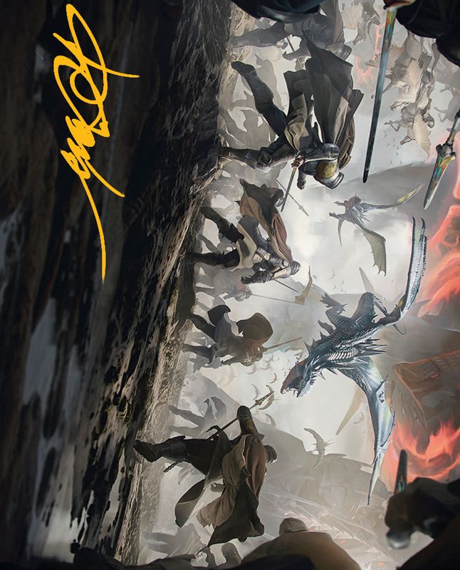 Invasion of Dominaria Art Card (Gold-Stamped Signature) [March of the Machine Art Series]