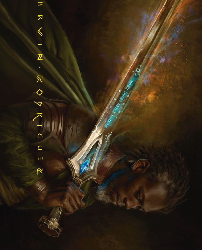 Anduril, Flame of the West Art Card (Gold-Stamped Signature) [The Lord of the Rings: Tales of Middle-earth Art Series]