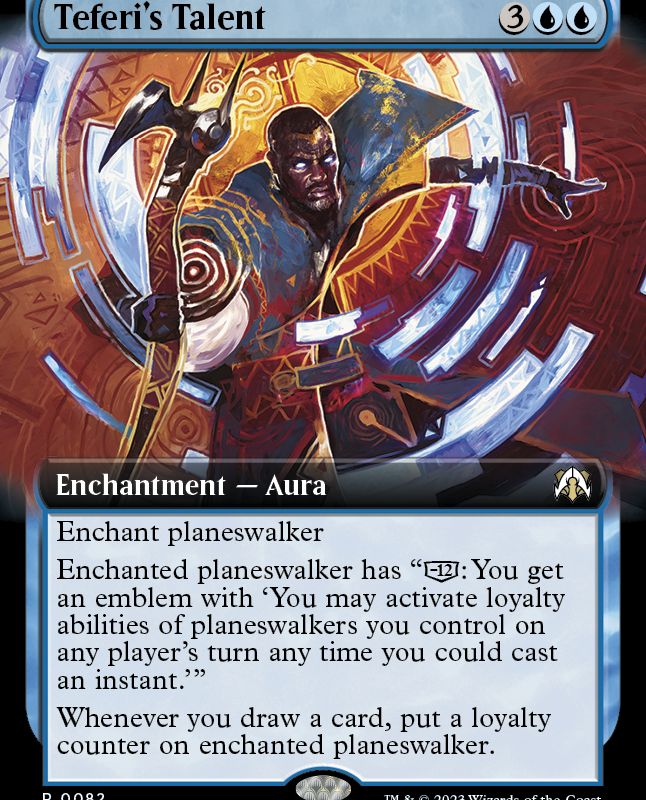 Teferi's Talent (Extended Art) [March of the Machine Commander]