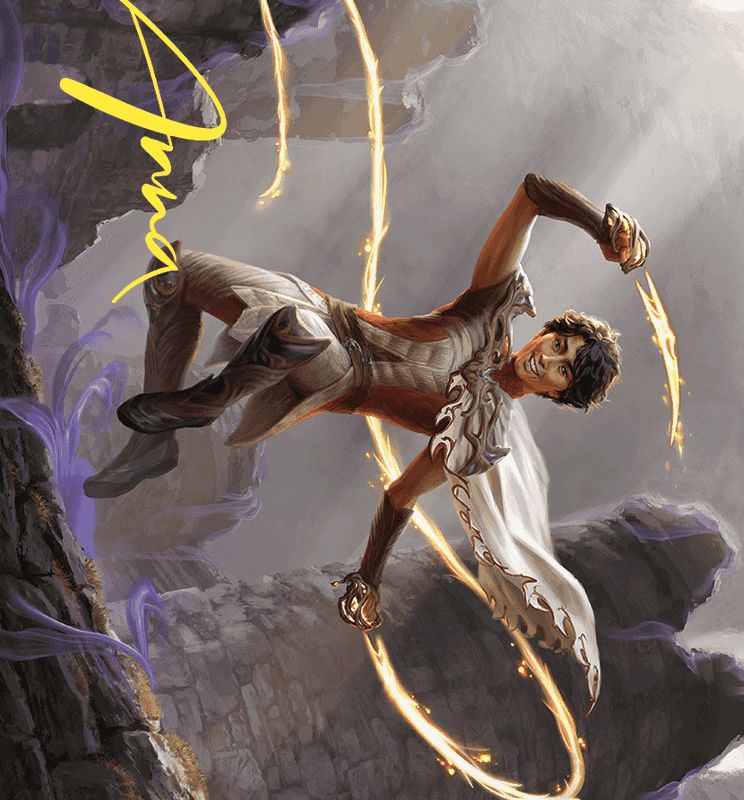 Kellan, the Fae-Blooded Art Card (Gold-Stamped Signature) [Wilds of Eldraine Art Series]
