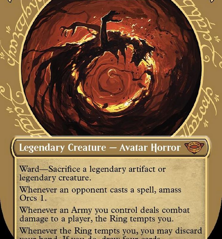 Sauron, the Dark Lord (Showcase Ring Frame) [The Lord of the Rings: Tales of Middle-Earth]
