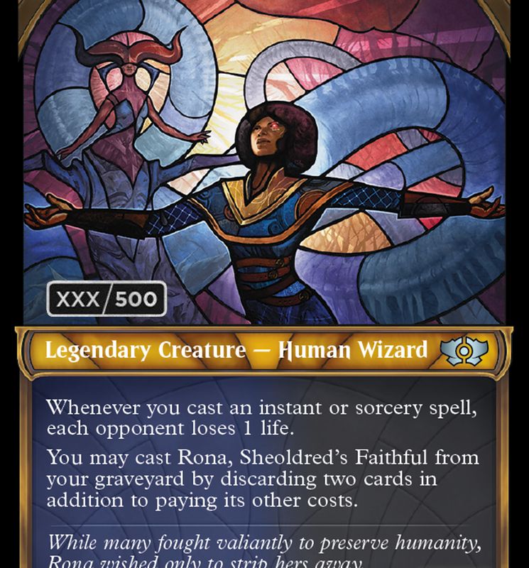 Rona, Sheoldred's Faithful (Serialized) [Multiverse Legends]