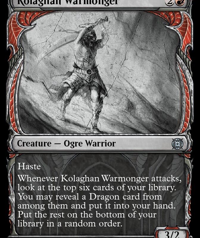 Kolaghan Warmonger (Showcase Halo Foil) [March of the Machine: The Aftermath]