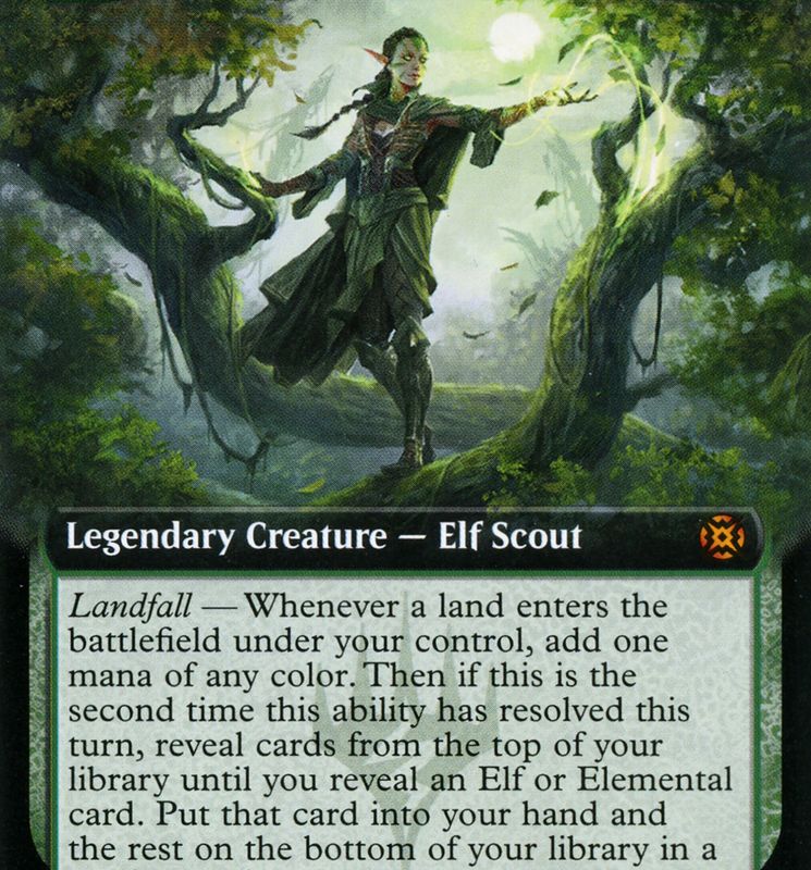 Nissa, Resurgent Animist (Extended Art) [March of the Machine: The Aftermath]