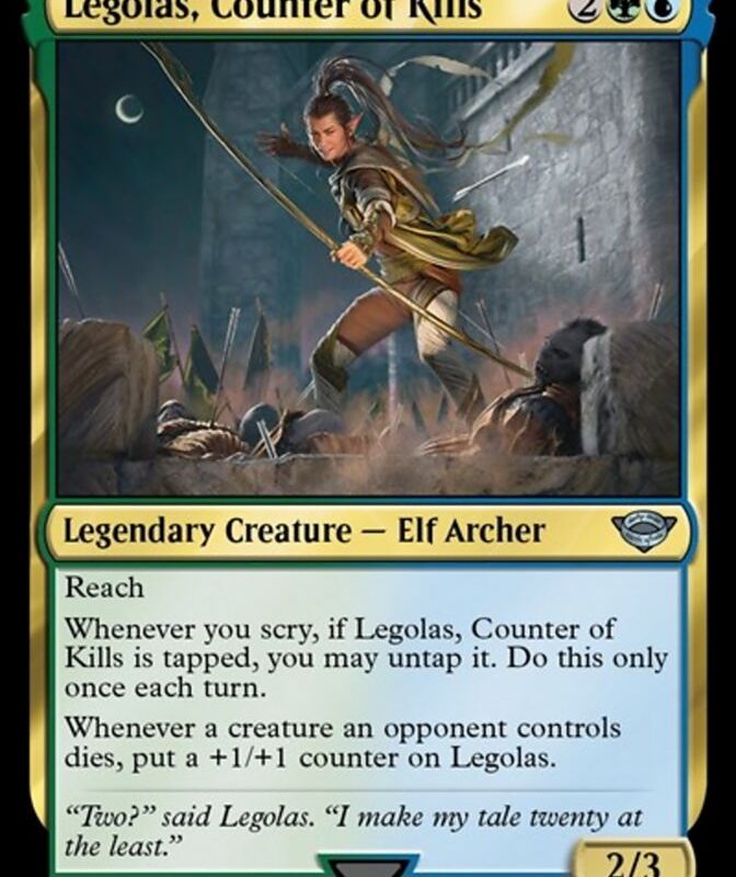 Legolas, Counter of Kills [The Lord of the Rings: Tales of Middle-Earth]