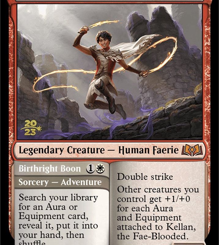 Kellan, the Fae-Blooded [Wilds of Eldraine Prerelease Promos]