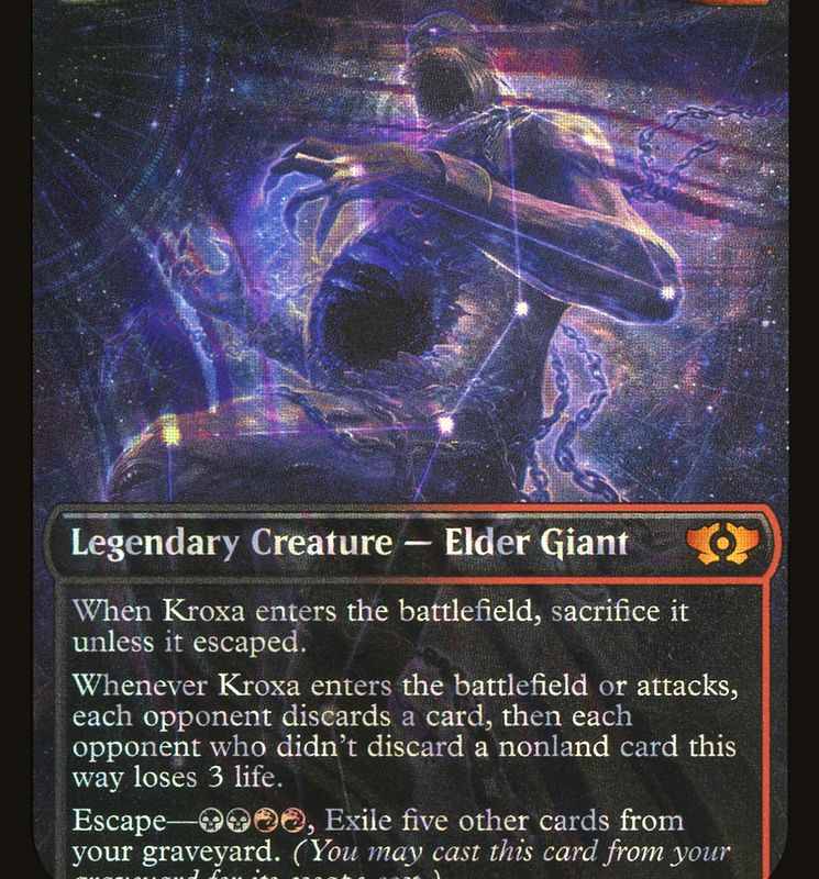 Kroxa, Titan of Death's Hunger (Halo Foil) [Multiverse Legends]