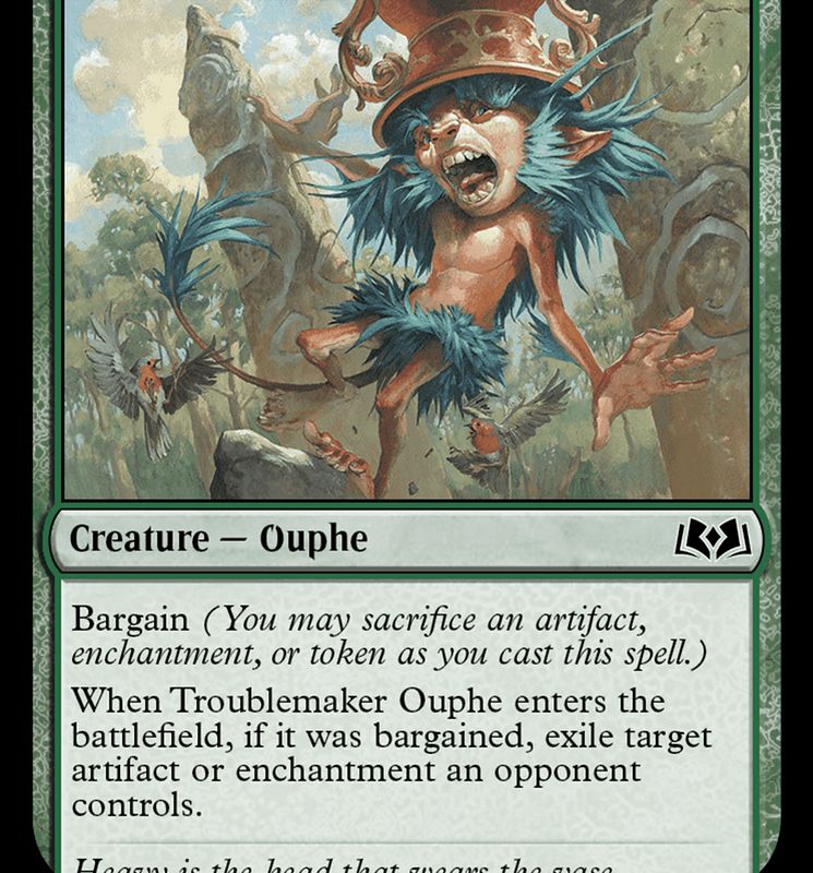 Troublemaker Ouphe [Wilds of Eldraine]