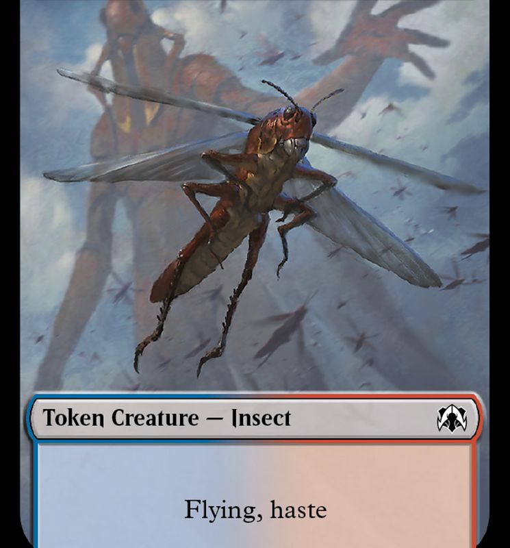 Soldier // Insect Double-Sided Token [March of the Machine Commander Tokens]