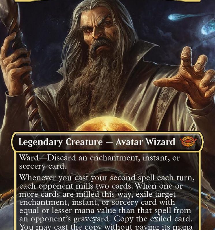Saruman of Many Colors (Borderless Alternate Art) [The Lord of the Rings: Tales of Middle-Earth]