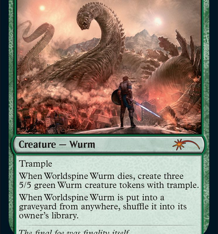 Worldspine Wurm [Secret Lair Drop Series]