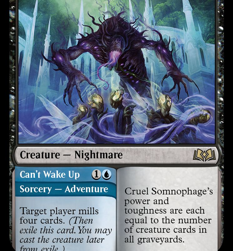Cruel Somnophage // Can't Wake Up [Wilds of Eldraine]