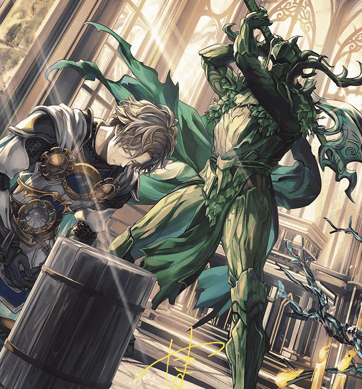 Karmic Justice Anime Art Card (Gold-Stamped Signature) [Wilds of Eldraine Art Series]