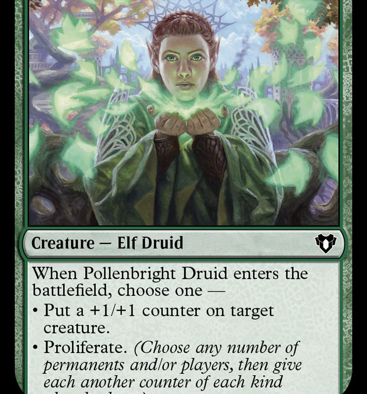 Pollenbright Druid [Commander Masters]