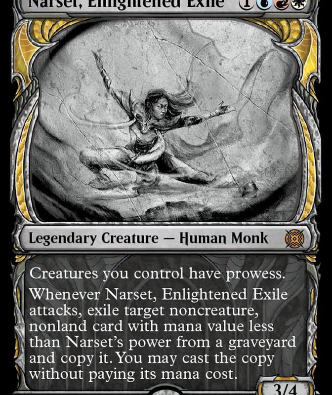 Narset, Enlightened Exile (Showcase Halo Foil) [March of the Machine: The Aftermath]