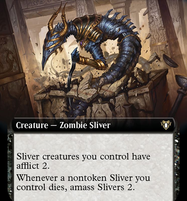 Lazotep Sliver (Extended Art) [Commander Masters]
