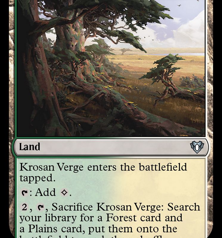 Krosan Verge [Commander Masters]