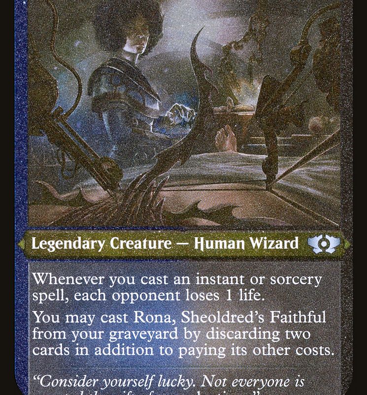 Rona, Sheoldred's Faithful (Foil Etched) [Multiverse Legends]