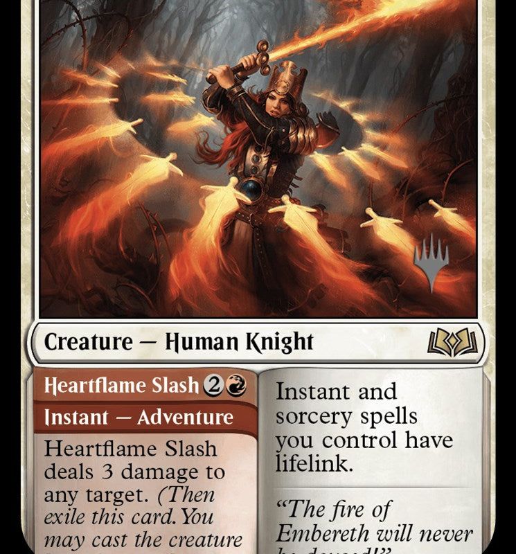 Heartflame Duelist // Heatflame Duelist (Promo Pack) [Wilds of Eldraine Promos]